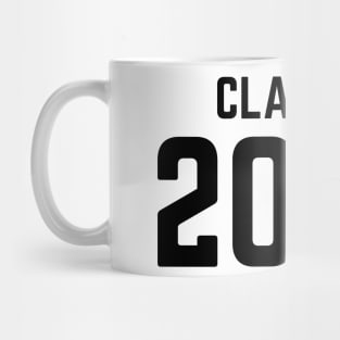 Class Of 2024. Simple Typography 2024 Design for Class Of/ Graduation Design. Black Mug